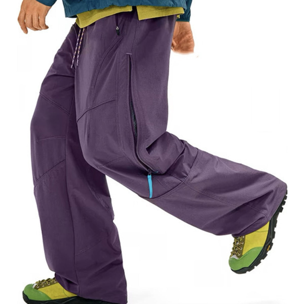 Tarn Trail Pant in Black with cinched hem